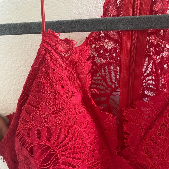 Red Cocktail Dress - Picture 3 of 6